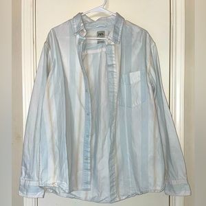 Zara button down top